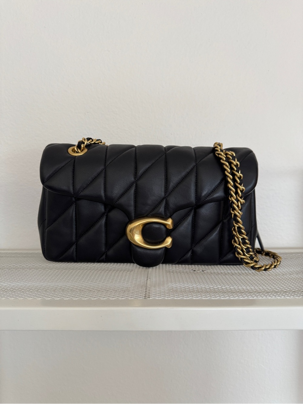 Coach Quilted Tabby 26 in Black